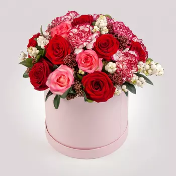 Букет в коробке Дыхание любви