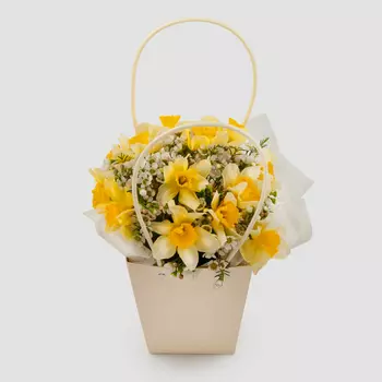 Букет в коробке Изобилие весны