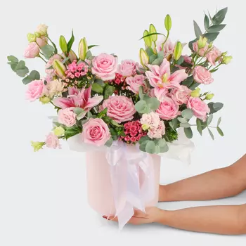 Букет в коробке Классический роман