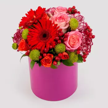 Букет в коробке Костер любви