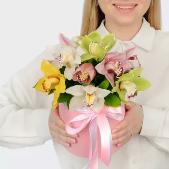 Букет в коробке Письмо без слов