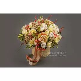 Букет в коробке Снова о любви