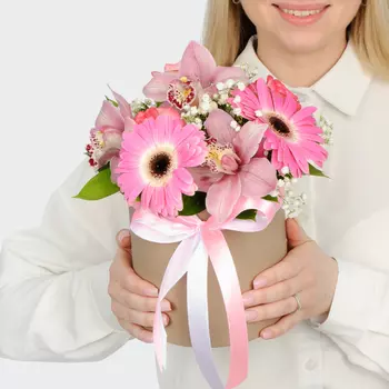 Букет в коробке Тайна лепестков