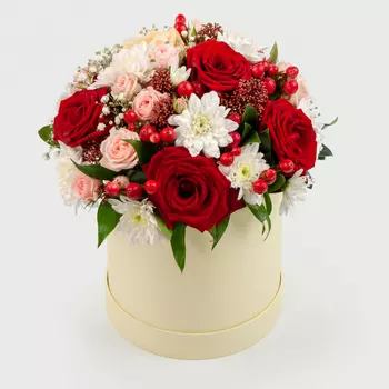 Букет в коробке Театральная маска