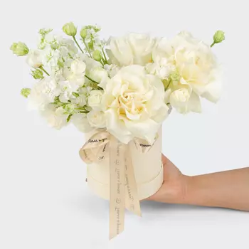 Букет в коробке Уютное утро