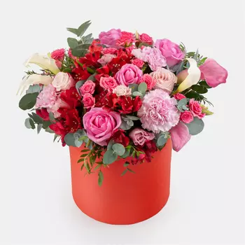 Букет в коробке Выше облаков