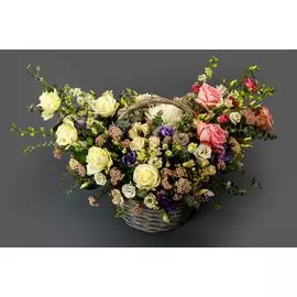 Букет в корзине Бурные чувства