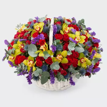 Букет в корзине Южный ветер
