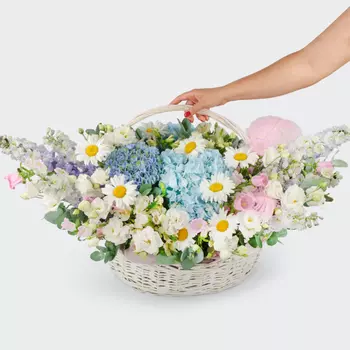 Букет в корзине Летние трели
