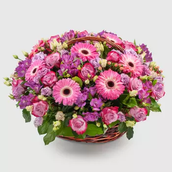 Букет в корзине Летний шепот