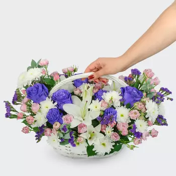 Букет в корзине Лунный ветер