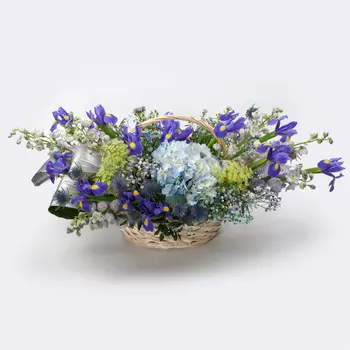 Букет в корзине Наше лето