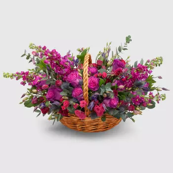 Букет в корзине Райское место