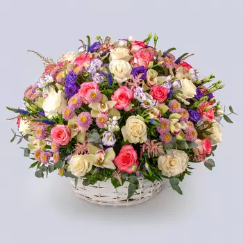 Букет в корзине Скарлетт О'Хара