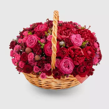 Букет в корзине Тайный поклонник