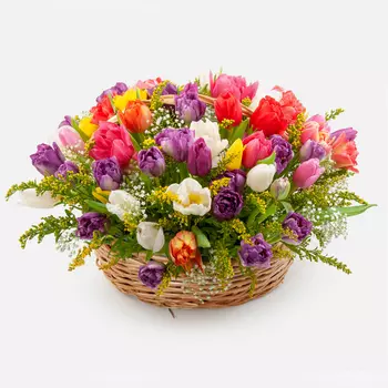 Букет в корзине Тепло мира