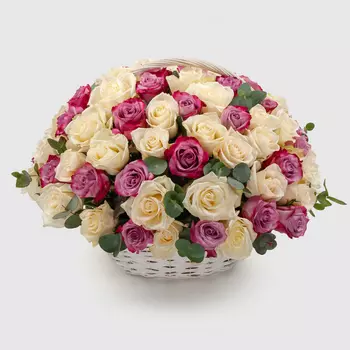 Букет в корзине Вера в чудо