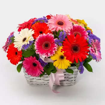 Букет в корзине Яркое настроение