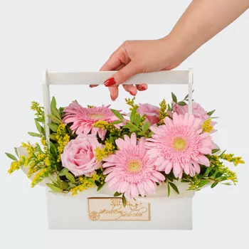 Букет в ящике Море грез