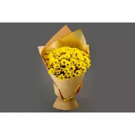 Букет желтых хризантем Солнечный вояж