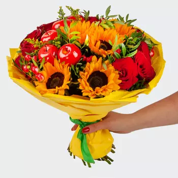 Букет Золотое счастье