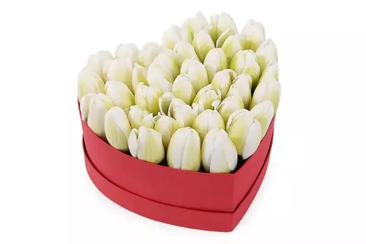 Композиция Весеннее вдохновение (мини), белая