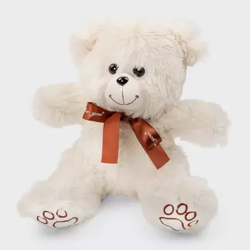 Мягкая игрушка "Медведь Бен" (белый)