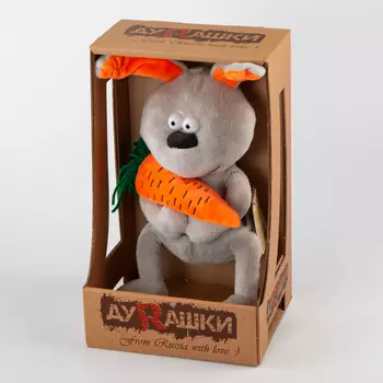 Мягкая игрушка «Заяц и морковка»