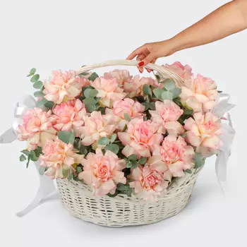 Розы в корзине Пробуждение Авроры