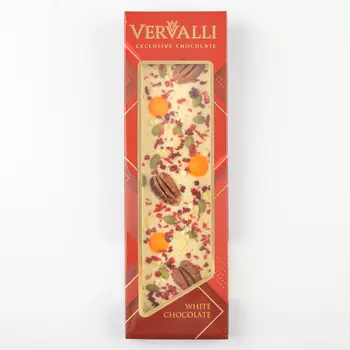 Шоколад белый Пекан, апельсин, манго VERVALLI (110г)