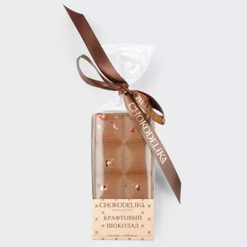 Шоколад молочный Крафтовый микс с брусникой и яблоком (50г)