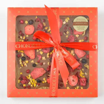 Шоколад молочный Райские мечты с украшением (150г)