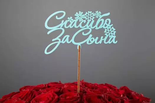 Топпер «Спасибо за сына»