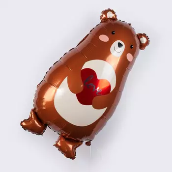 Воздушный шар «Влюбленный мишка»