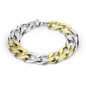 Браслет двухцветный крупный