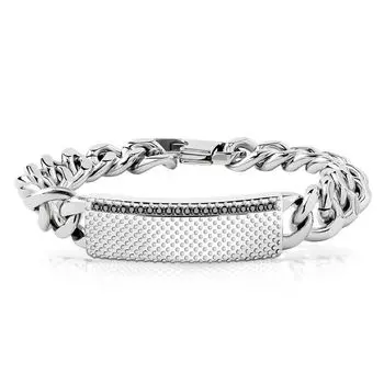 Браслет с текстурной пластиной