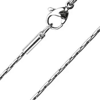 Цепочка с плетением микро змейка