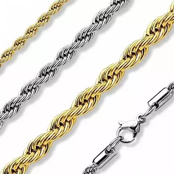 Цепочка с веревочным плетением