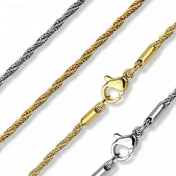 Цепочка витая круглая