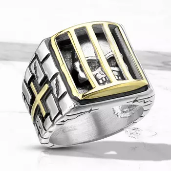 Кольцо, Сталь, артикул R-M6885 (один размер)