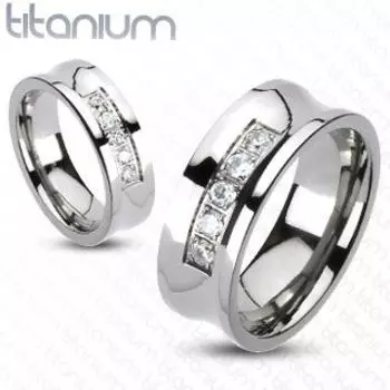 Кольцо, Титан, артикул R-TM-3120L (Размер 13)