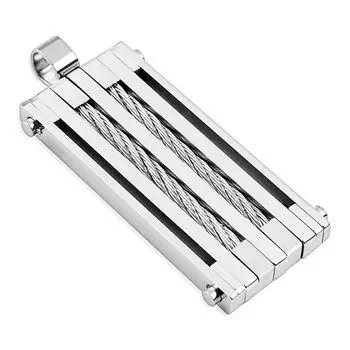 Подвеска прямоугольная с проводом в центре