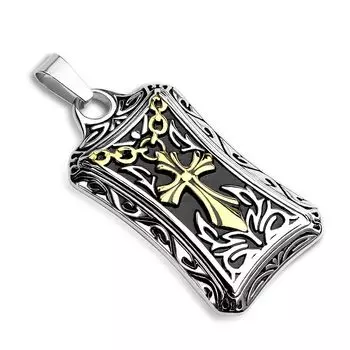 Подвеска золотой кельтский крест