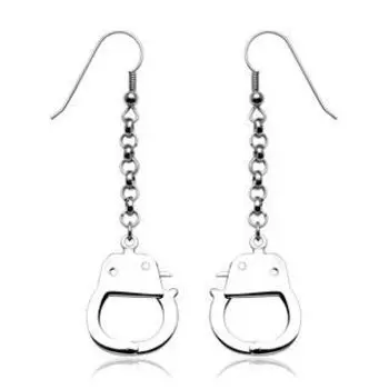 Серьги длинные Наручники