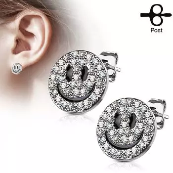 Серьги смайлики