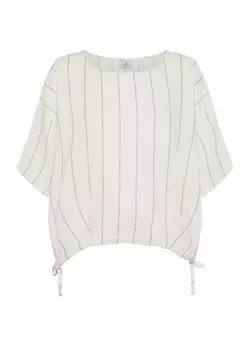 Блузка женская Pinstriped Linen Top DEHA