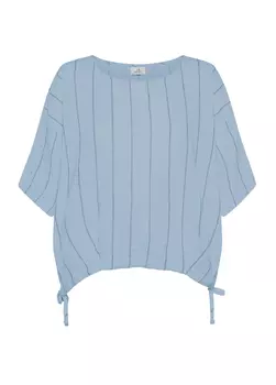 Блузка женская Pinstriped Linen Top DEHA