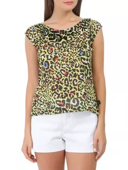 Футболка женская с разрезом сзади BLUGIRL