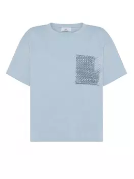 Футболка женская Tweed Trim T-Shirt DEHA