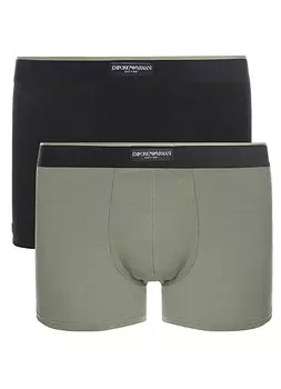 Комплект трусов-боксеров мужских Mens Knit 2-Pack Trunk EMPORIO ARMANI